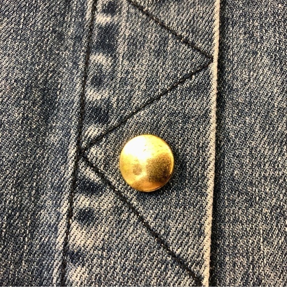 Frame Denim Claire Snap Front Denim Skirt - Picture 8 of 15